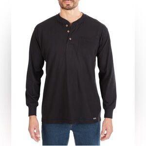 Men's Smith's Workwear Mini-Thermal Knit Henley size M